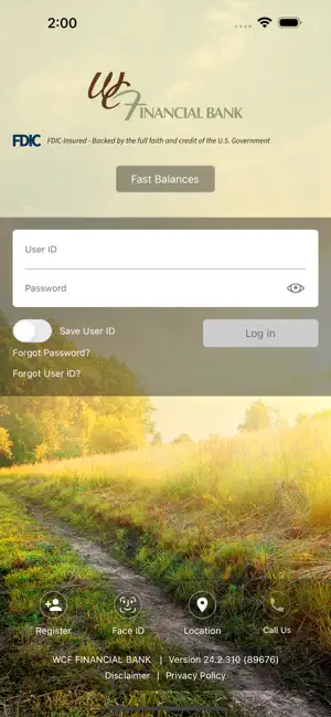 WCF Bank Mobile screenshot 2