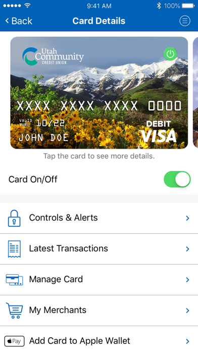 Screenshot #2 pour UCCU CardApp