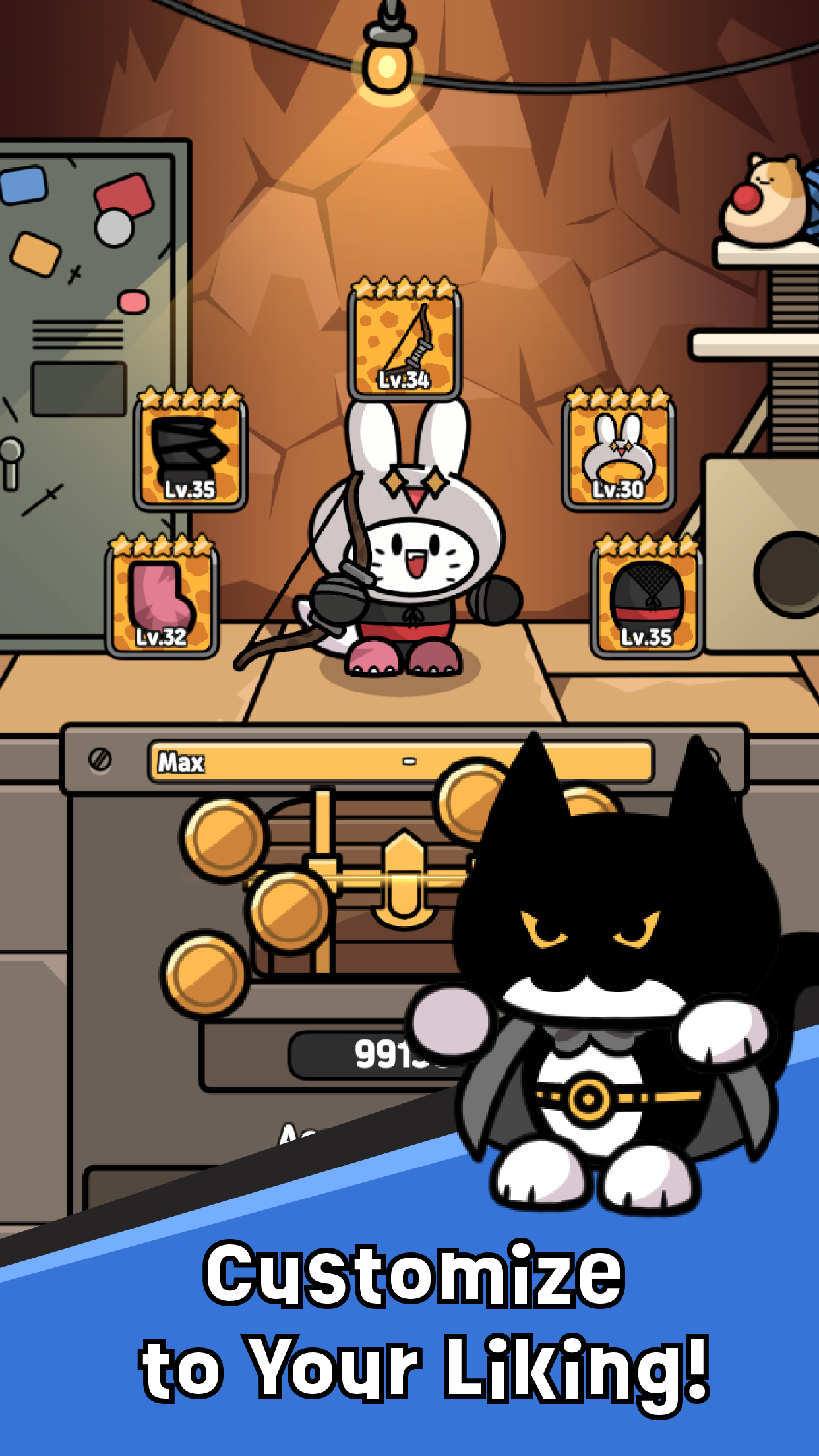 Cat Mine : Idle RPG