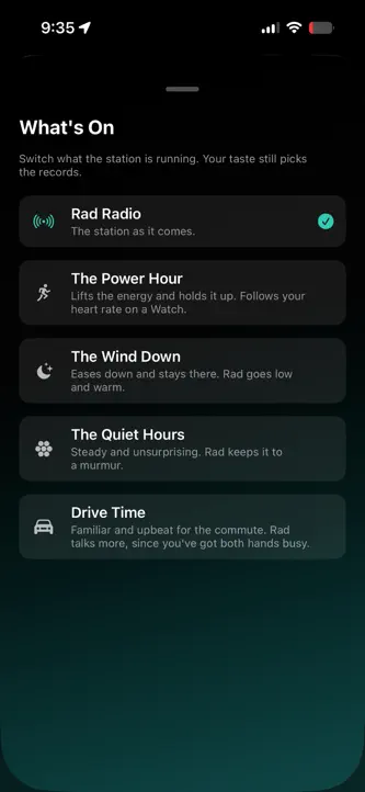 Rad.fm: Your Own Radio DJ screenshot 2