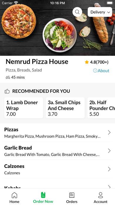 Nemrud Pizza House Screenshot