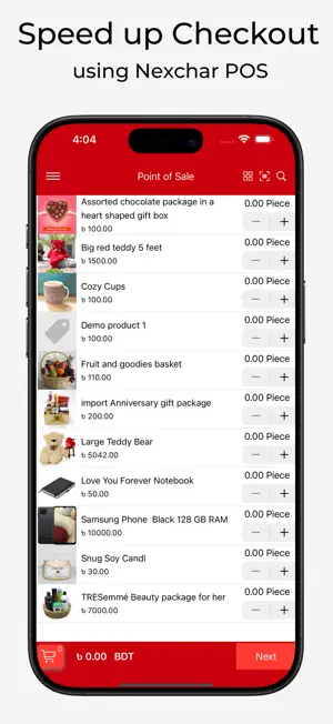 Nexchar POS screenshot 1