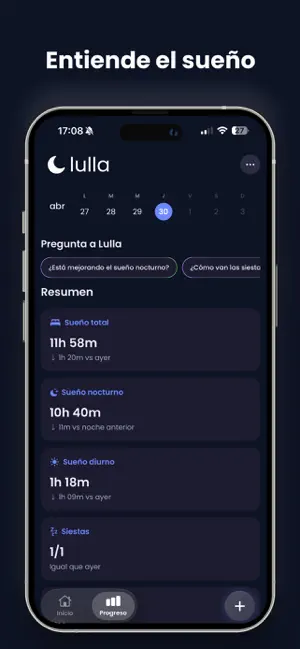 Lulla: Diario de Sueño Bebé iPhone screenshot 4