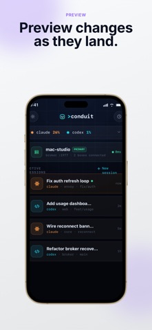 Conduit: AI Coding Remote Screenshot 4 of 6