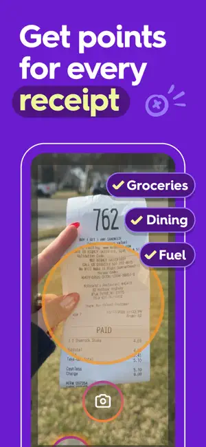 Fetch: Receipts for Gift Cards screenshot 2