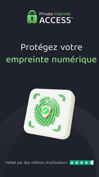 Screenshot #1 pour VPN: Private Internet Access