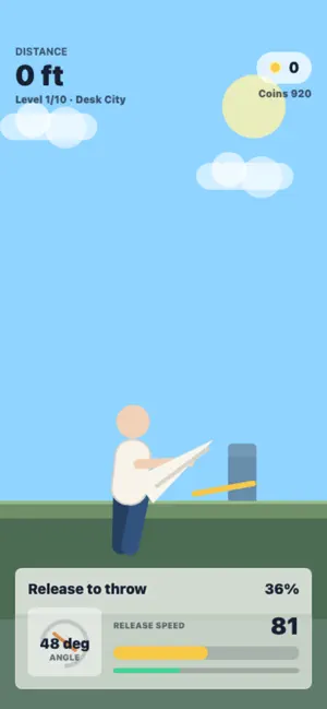 Wing It: Paper Airplane Fling screenshot 4