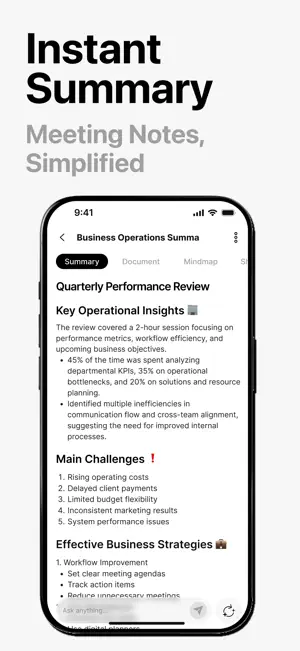 NoteX: AI Meeting Assistant screenshot 2