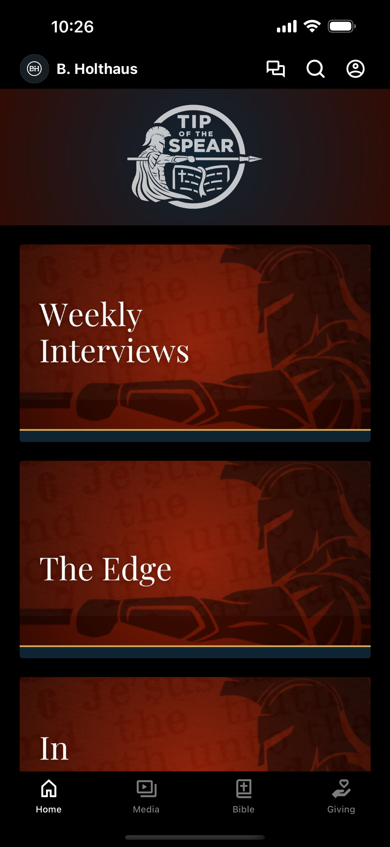 Brandon Holthaus Ministries