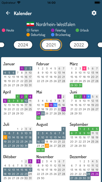Deutsche Ferien & Feiertage Screenshot