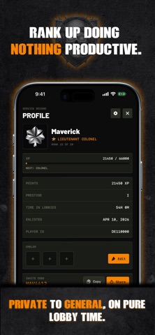 The Lobby - Live Voice Chat iPhone screenshot