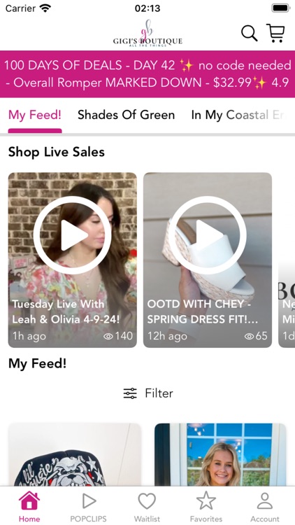 Gigi's Boutique Shopping