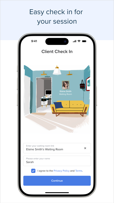 Client Video - Online Therapy Screenshot