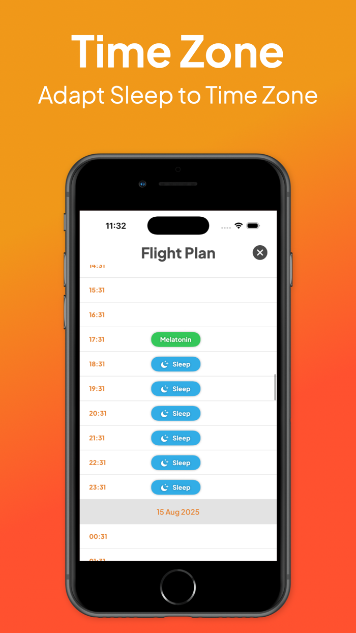 Time Zone Shifter for Jet Lag