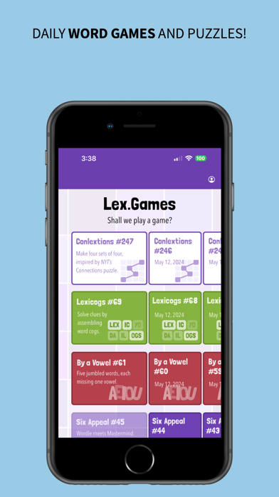 Lex.Games: Daily Word Games Screenshot