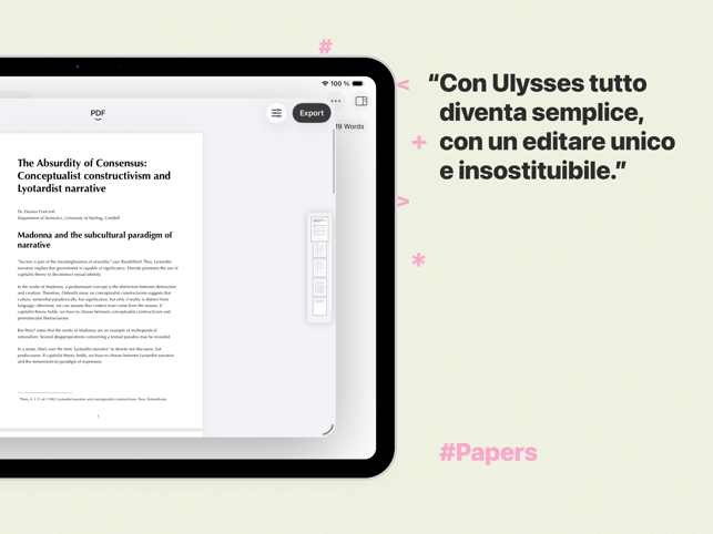 Ulysses: App di scrittura Screenshot