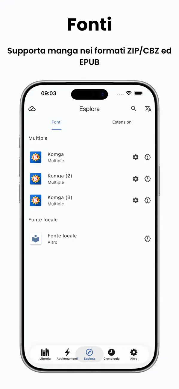 Tachimanga iOS Mod IPA screenshot 2 - iOS app interface