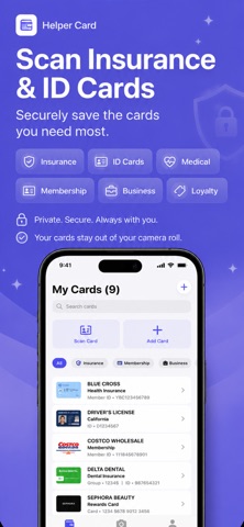 Helper Card: Card Scanner screenshot