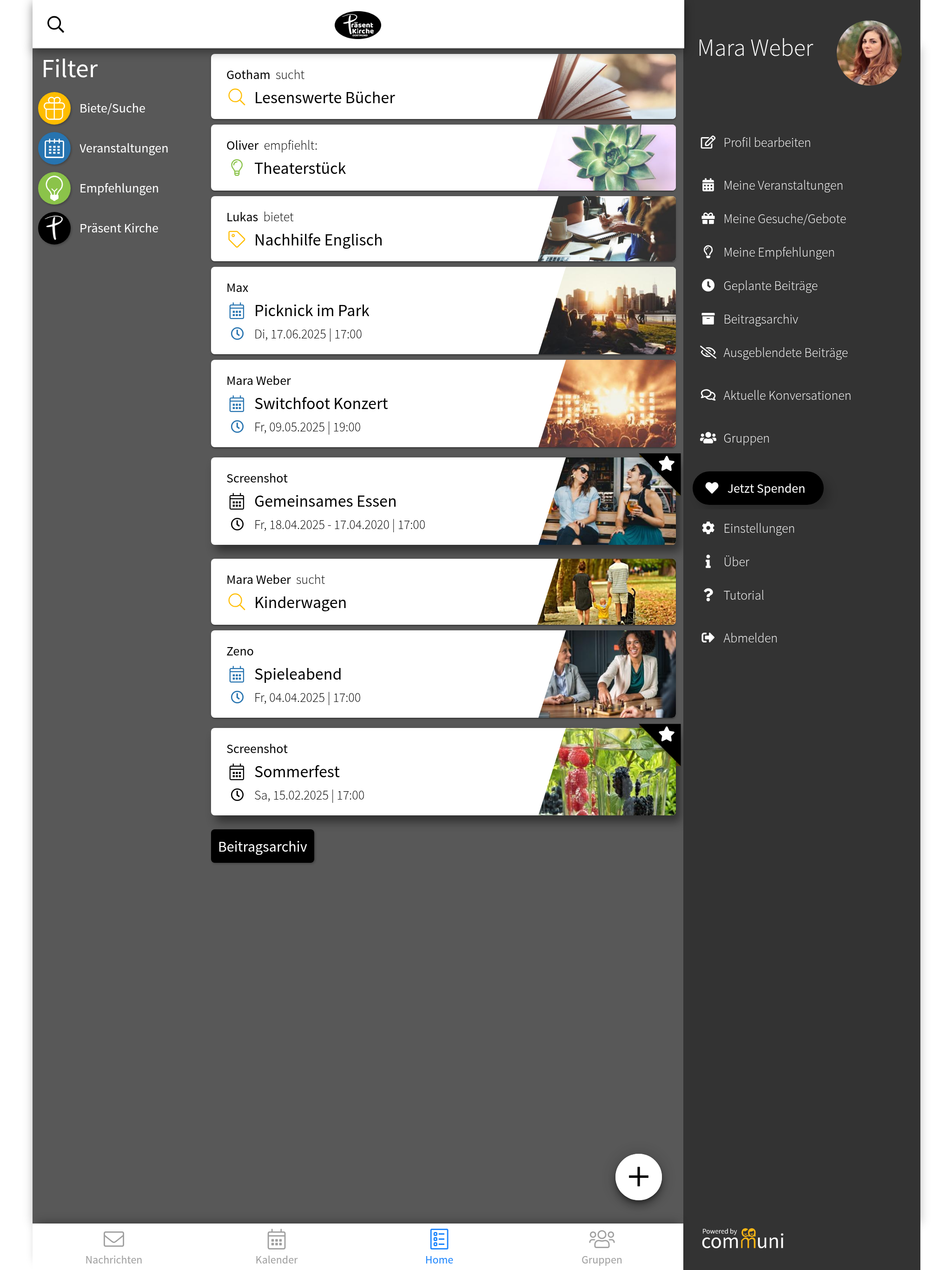 Präsent Kirche screenshot 7