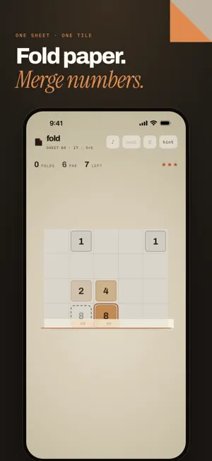 FOLD: Paper Number Puzzle screenshot 1