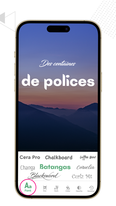 Screenshot #2 pour Texte sur Photo - Caligraphie
