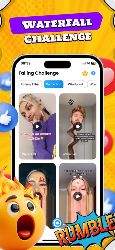 Falling Filter: Reto - App de Entretenimiento | MWM