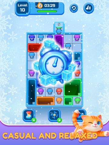 Cat Drop: Cute Slide & Match iPad screenshot