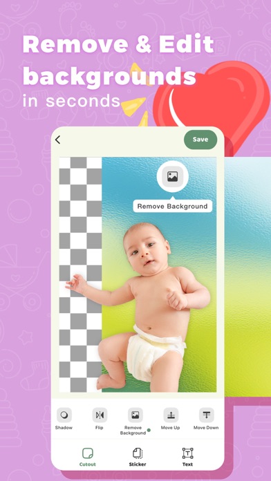 Precious Baby Photo Editor App Screenshot