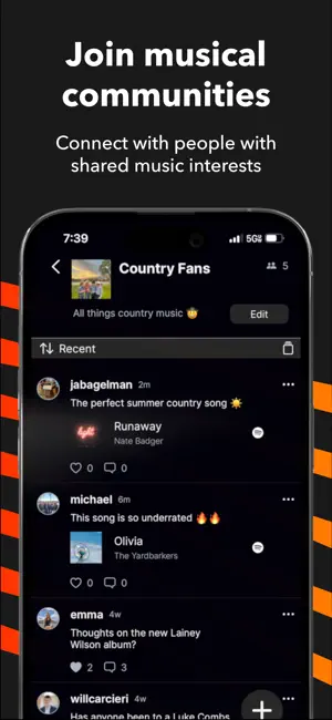 Boombox: Social Music Recs screenshot 3