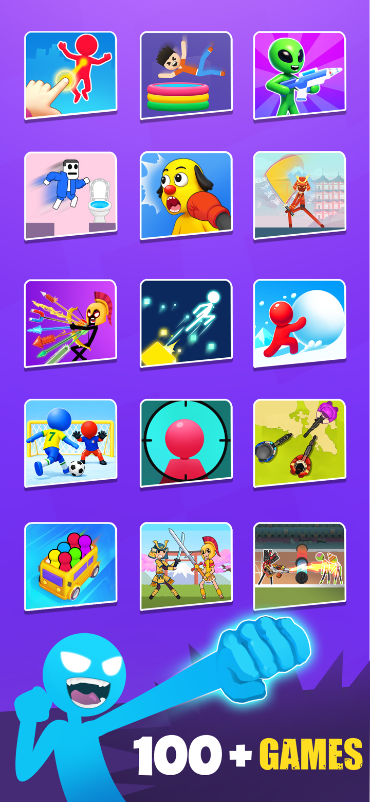 Stickman Games: Puzzle & Relax screenshot 1