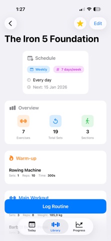 ION: Workout Log Screenshot 3 of 5