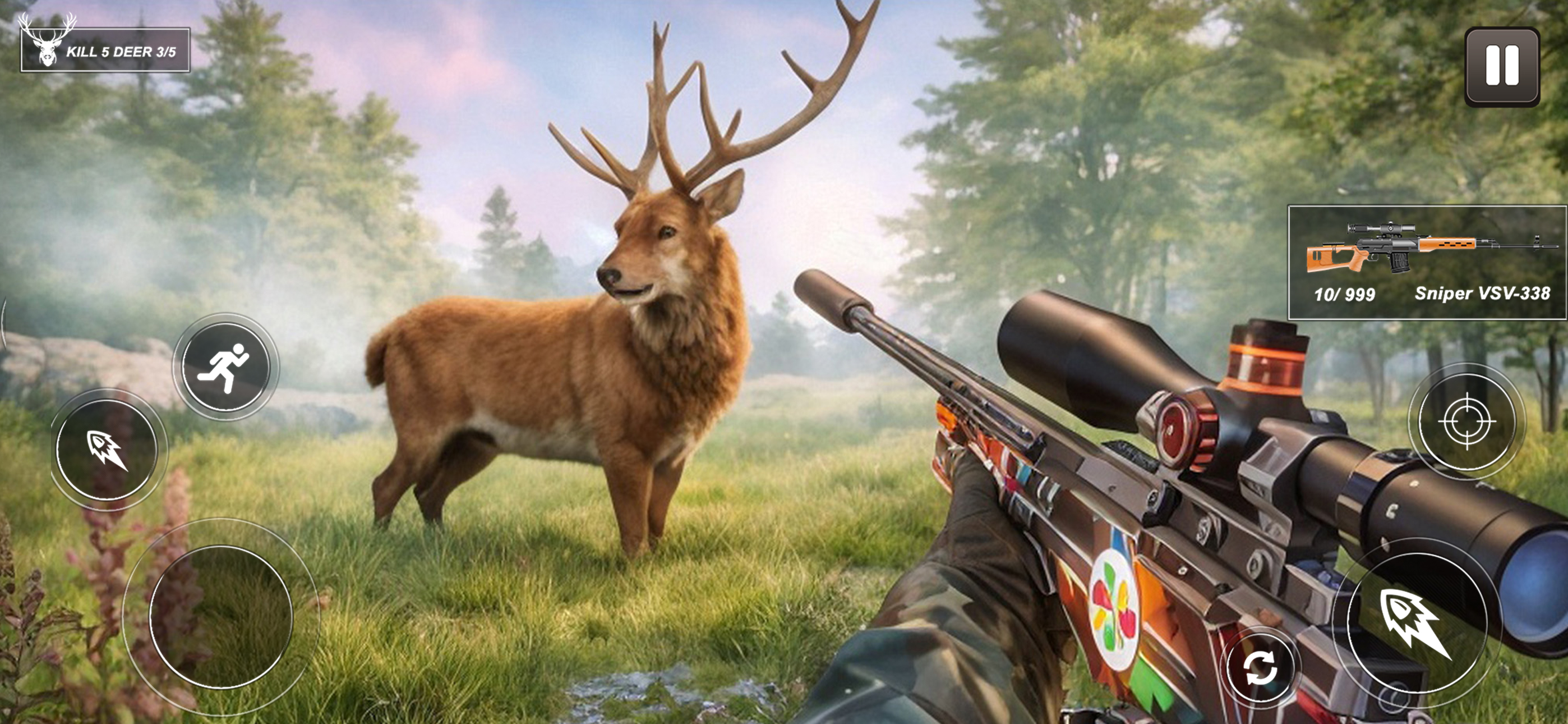 Wild Deer Hunter Hunting Game