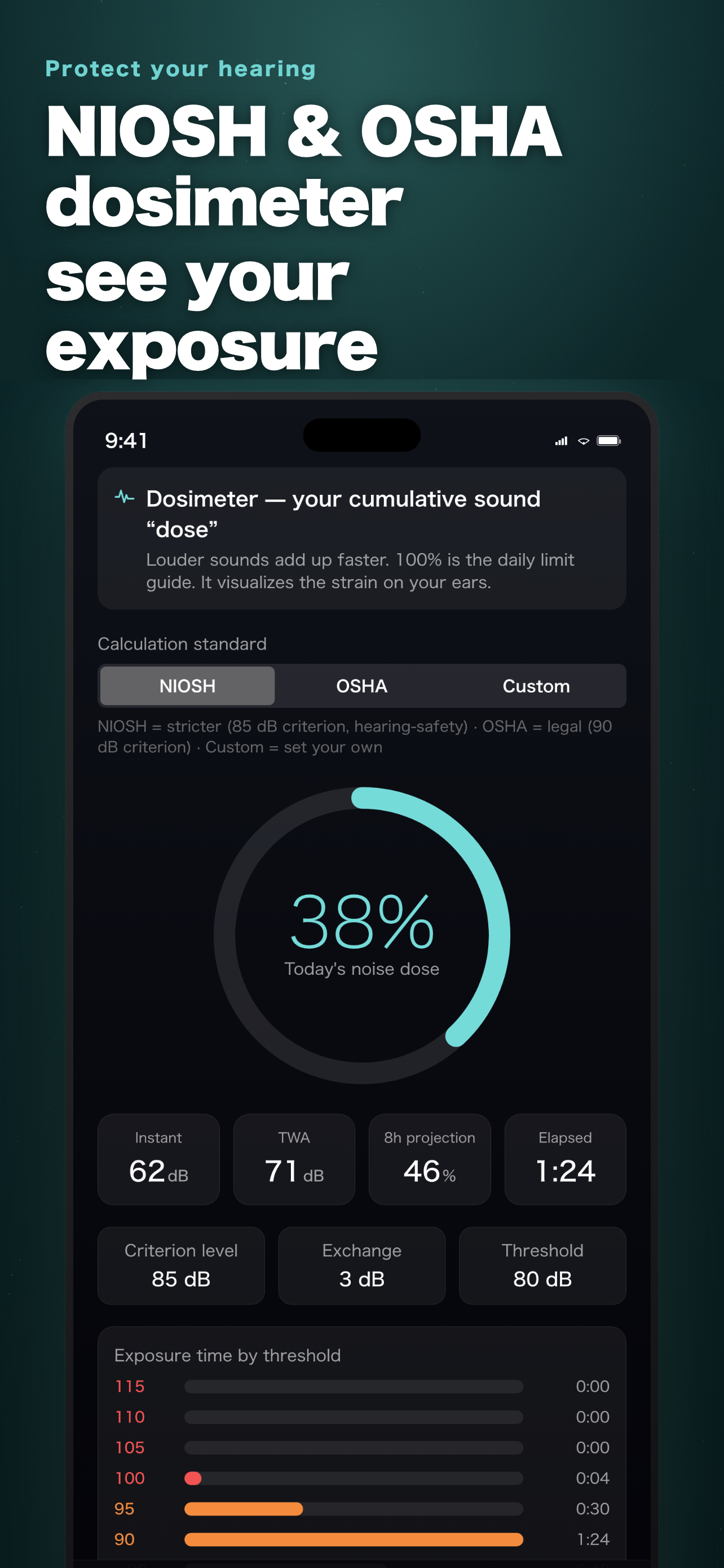 Decibel Kit: Noise Dosimeter screenshot 6