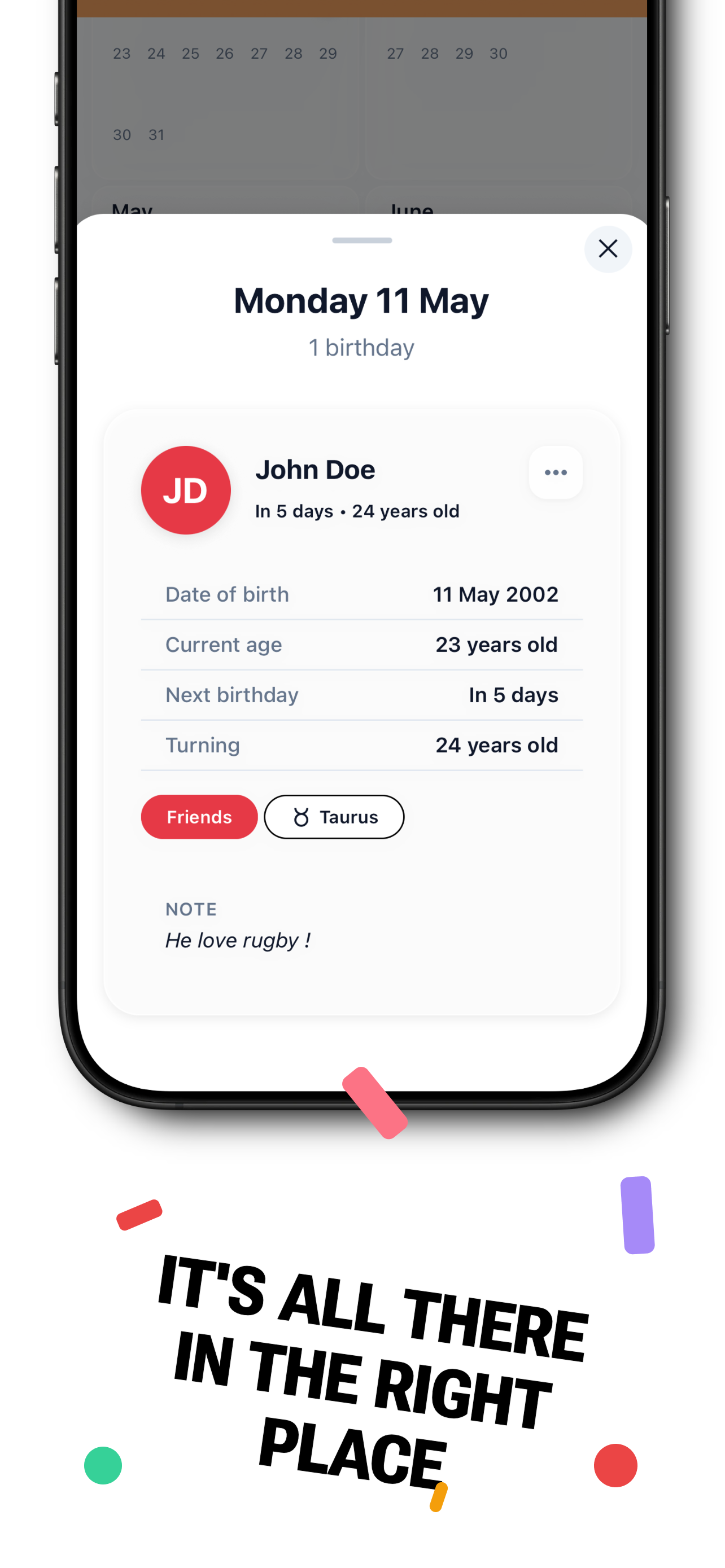 Birthday+ | Birthday Reminder screenshot 3