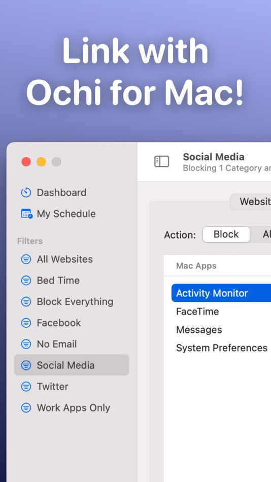#8. Ochi: Block Websites & Apps (macOS) 由: Michael Tigas