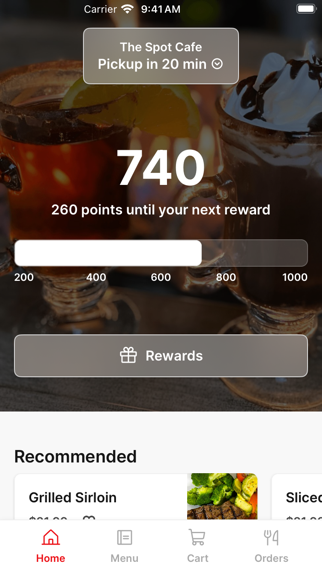 The Spot Cafe To Go Screenshot