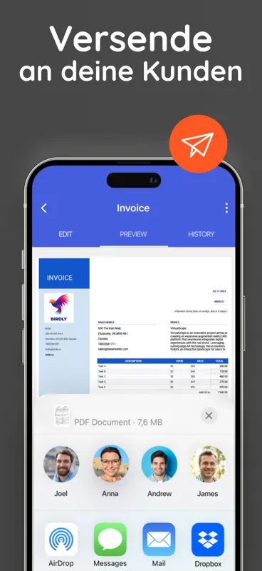 Invoice Maker ▸ Invoice Simple screenshot 4 of 5