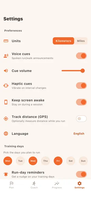 Run5K: Couch to 5K Trainer screenshot 4