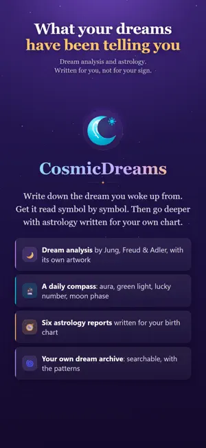 CosmicDreams: Dream Astrology screenshot 1