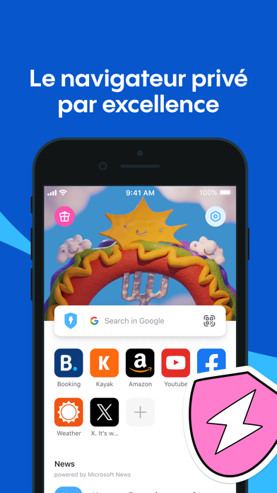 Screenshot #1 pour Aloha Browser - Privé VPN