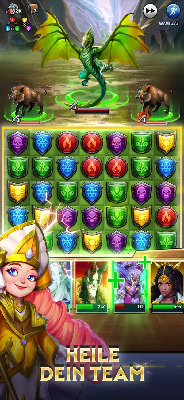 Empires & Puzzles: Match-3 RPG iPhone Spiel Screenshot 8 – Spiele