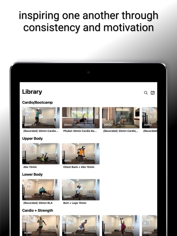 Gerren Liles Vision Fitness iPad screenshot 3 - Health & Fitness app