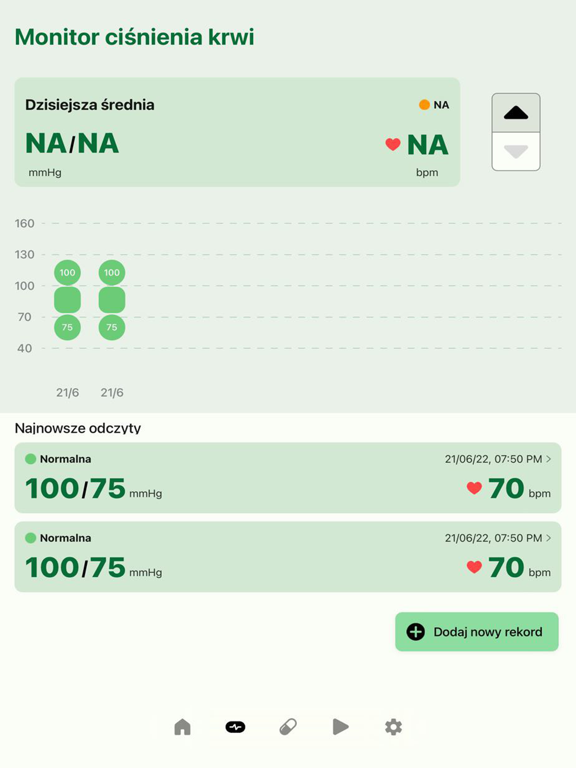 Blood Pressure Log: BP Monitor iPad screenshot 2 - Health & Fitness app