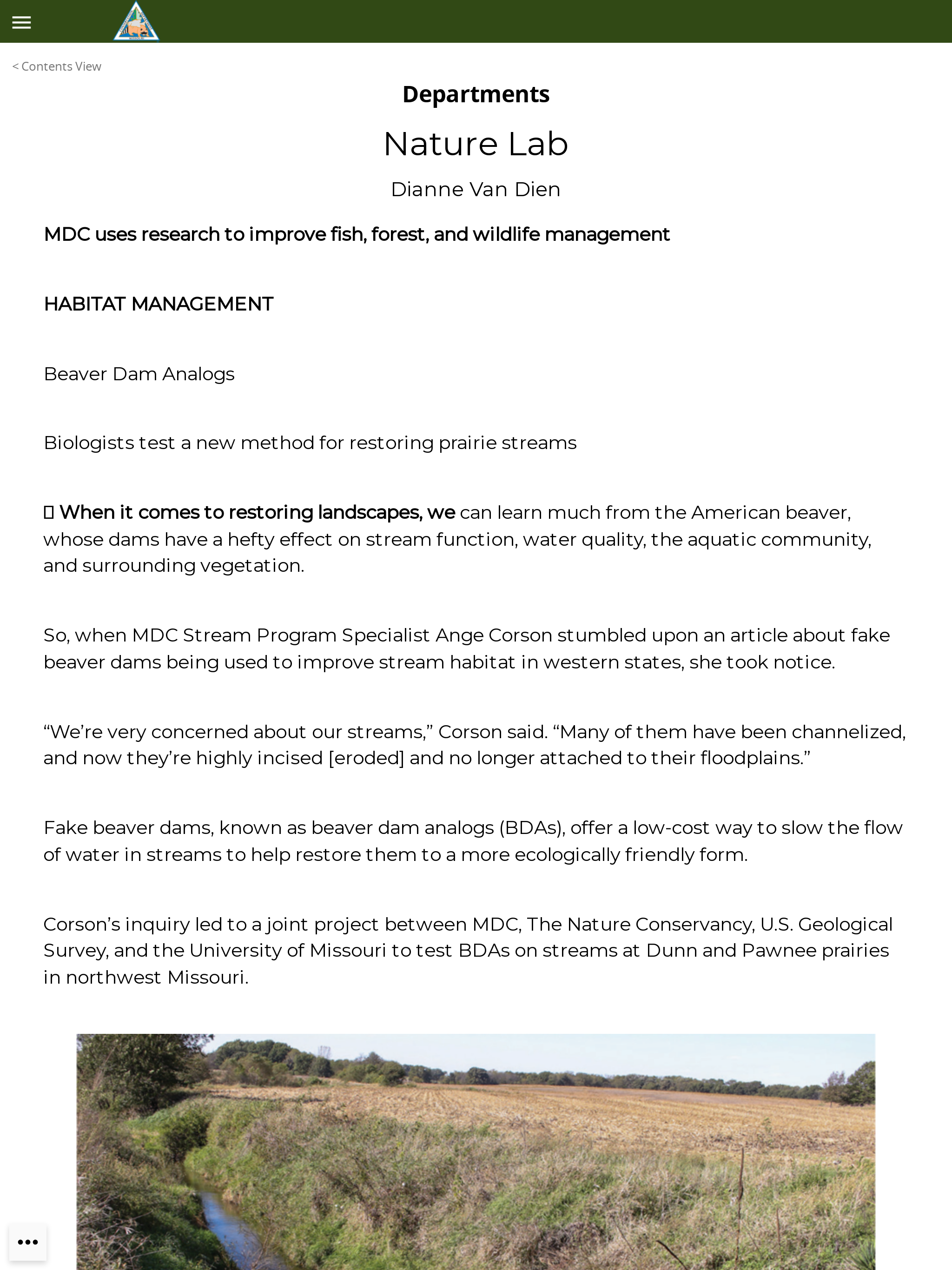 MO Conservationist Magazine