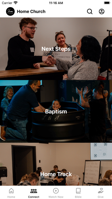 Home Church App Screenshot