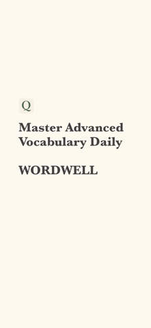 Wordwell - Daily Vocabulary screenshot