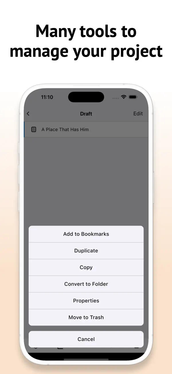 #3. Writing App for Scriveners (iOS) By: FREE AI UTILS COMPANY LIMITED