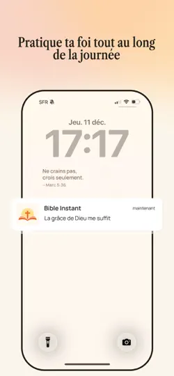 Capture d'écran de Bible Instant sur iPhone 1
