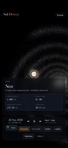 Sol Orrery screenshot 4