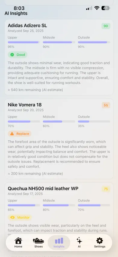 ShoeTrack screenshot 4